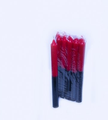 Pacote 12h com 10 velas cores diversas